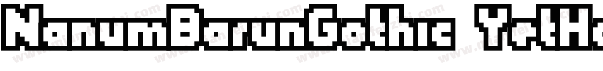 NanumBarunGothic YetHangul YetHangu字体转换